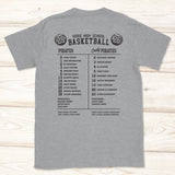 High School Roster Back