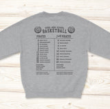 High School Roster Back