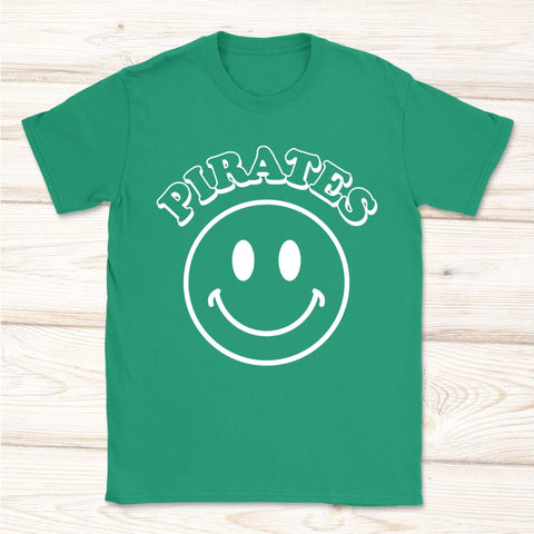 Pirates Smiley Face Tee