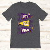 Let's Go Vian Pennant Tee