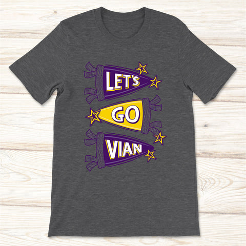 Let's Go Vian Pennant Tee